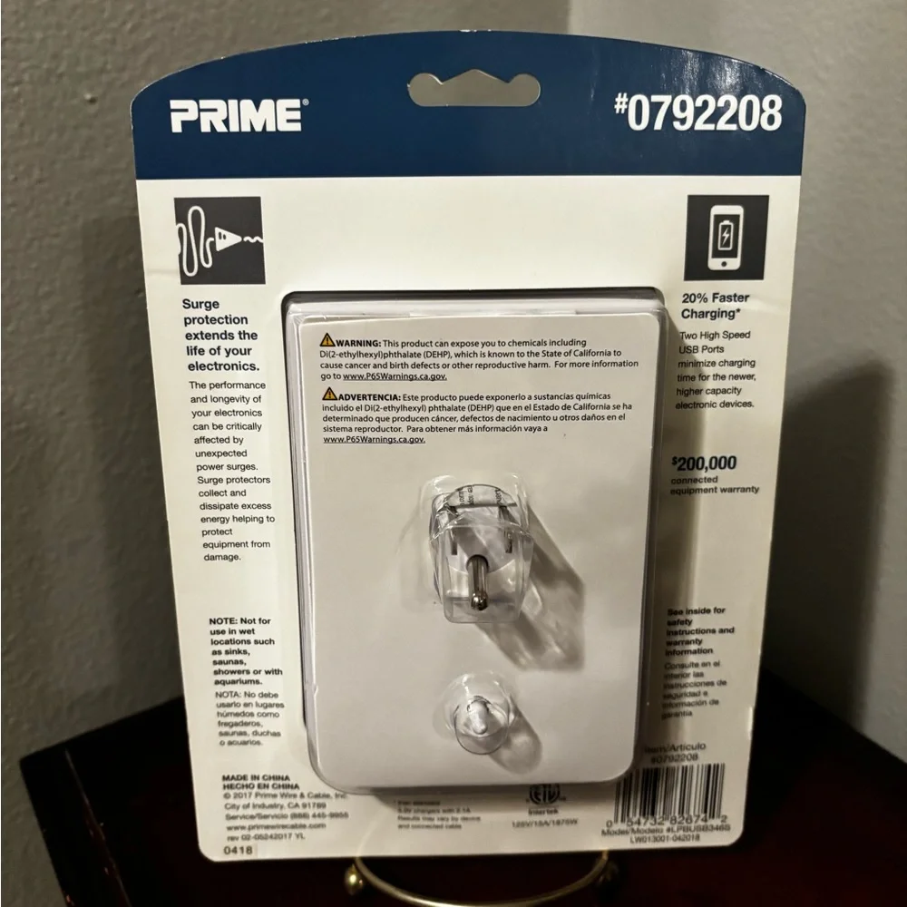 ON HOLD White 6 USB Chargers with Surge Protection